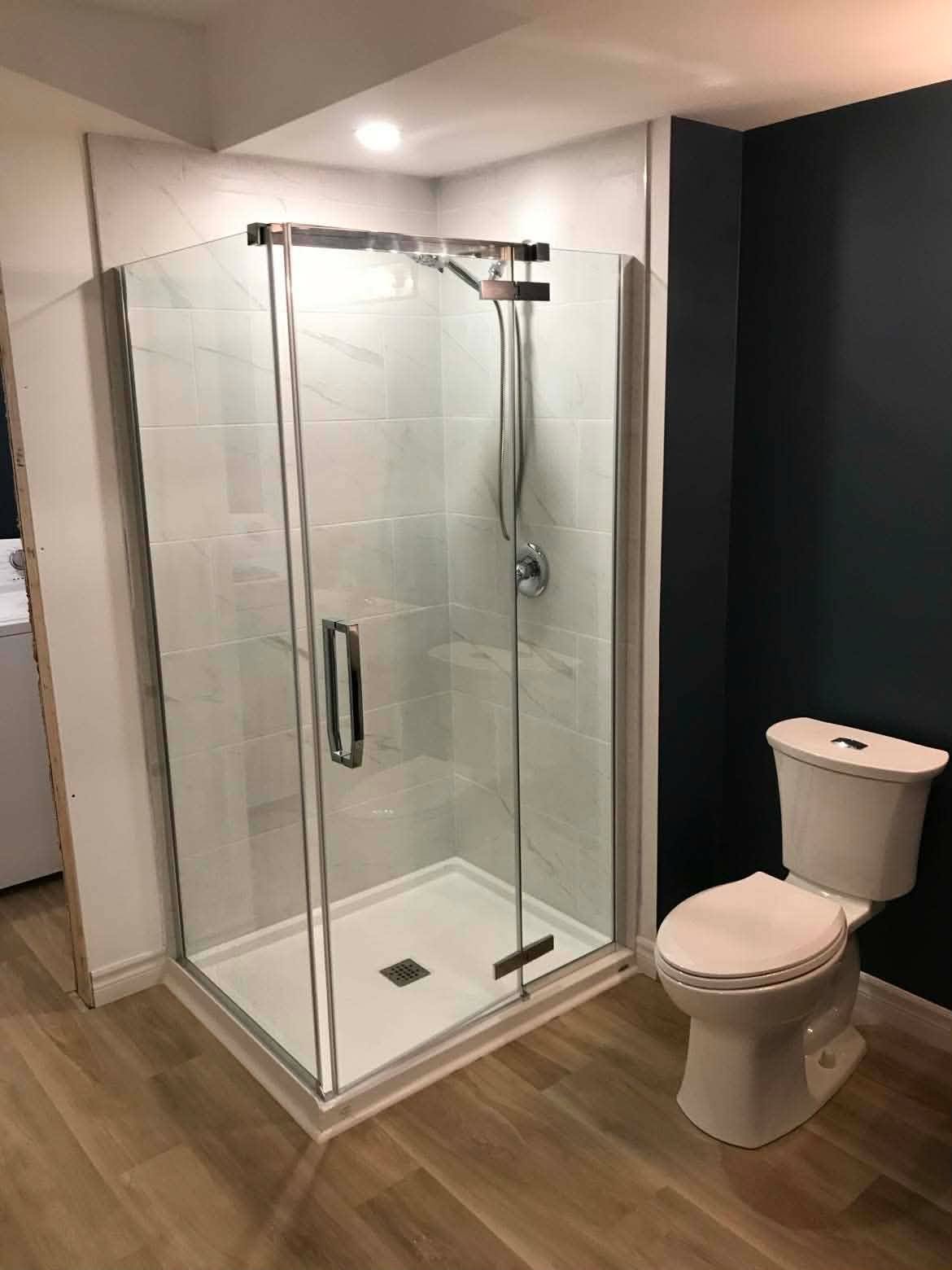Finished bathroom renovation