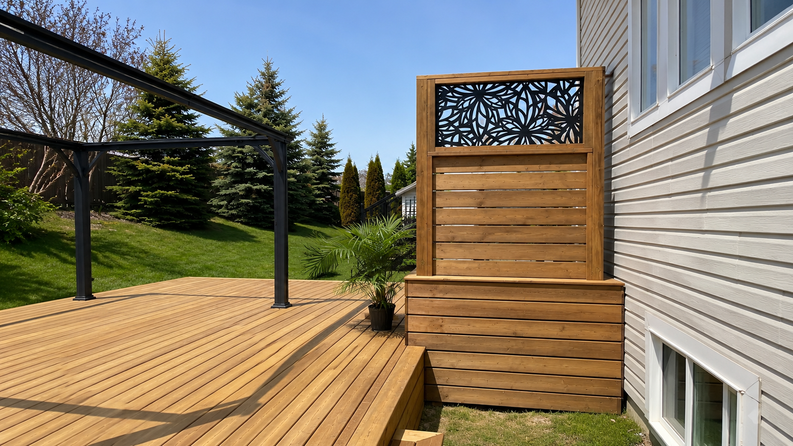 Full Perimeter Privacy Fence wasaga beach on