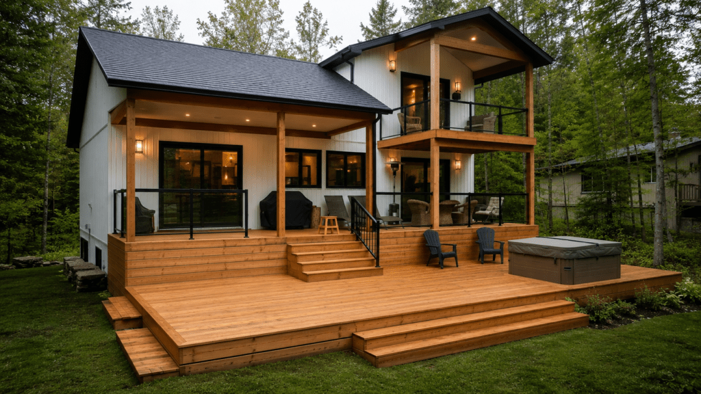 Modern Composite Deck Wasaga Beach