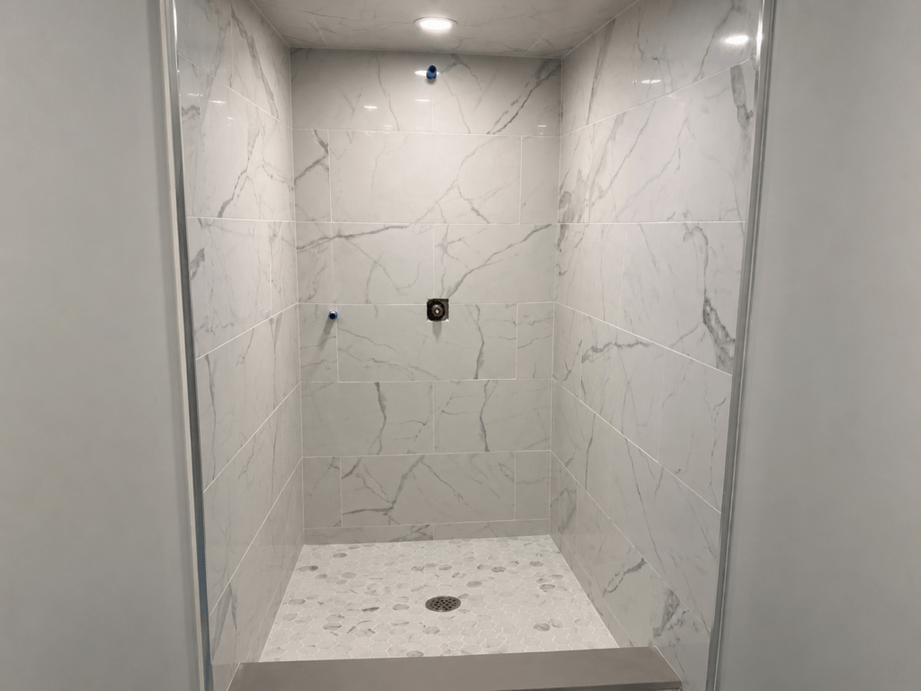Walk-In Shower Tile Installation