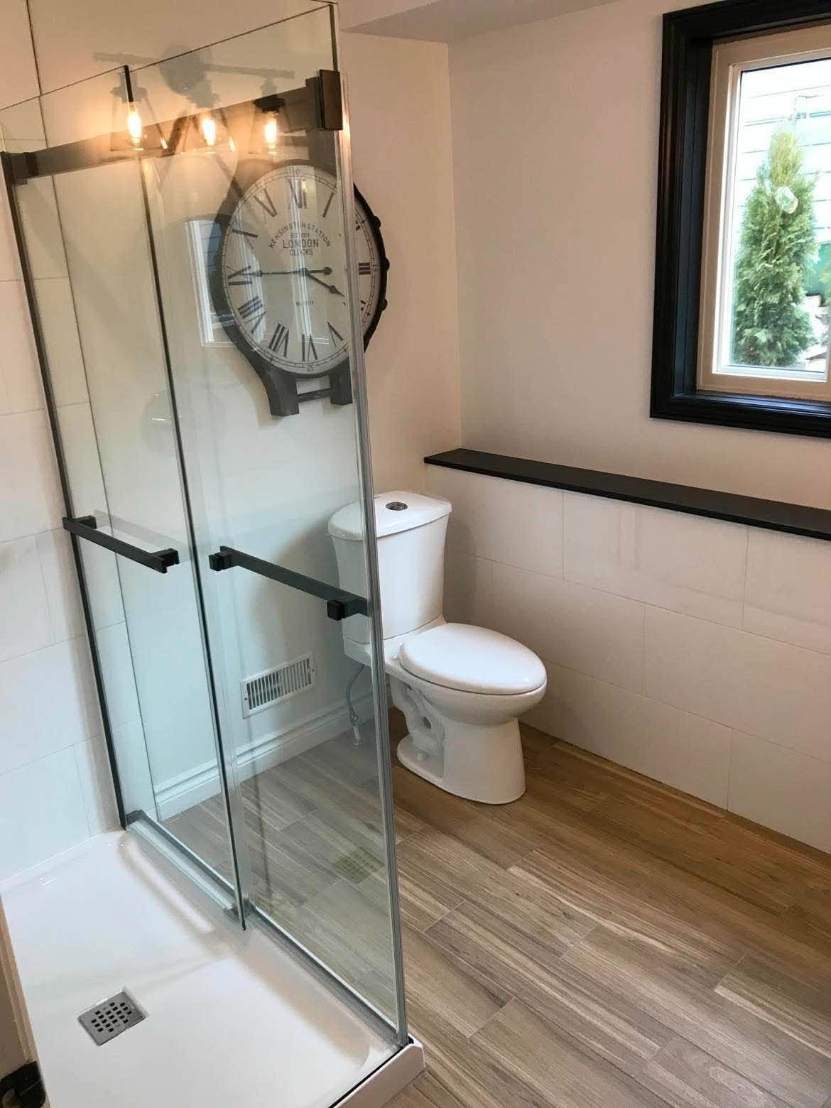 Modern Bathroom Renovation with Glass Shower Doors