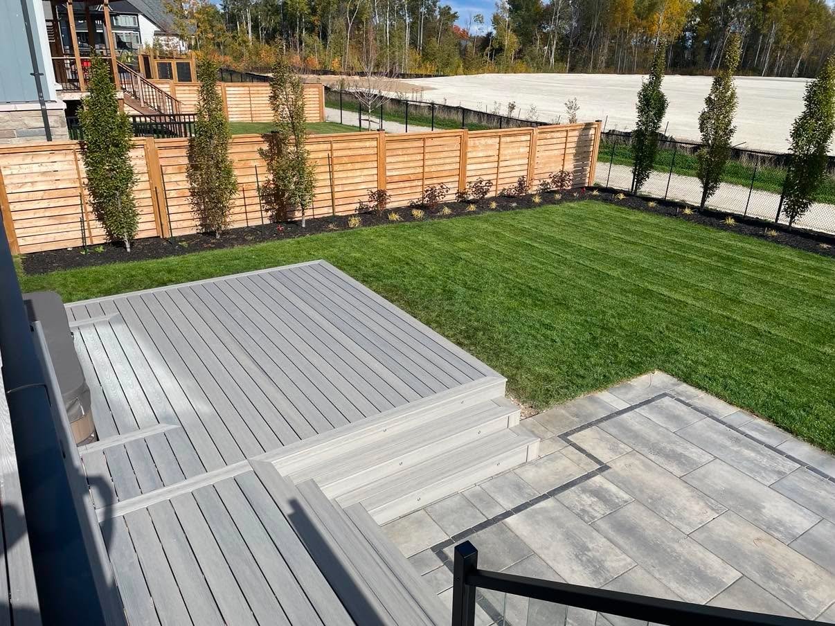 Backyard Deck Installation