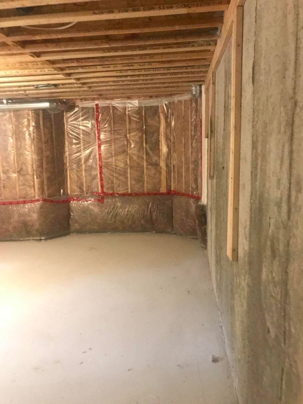 Basement Finishing Preparation Work