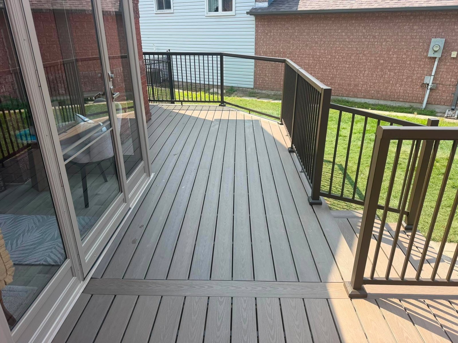 Low-maintenance composite decking project